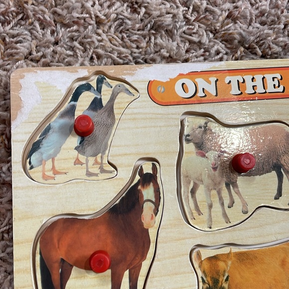 Baby wooden learning puzzles - Picture 2 of 4